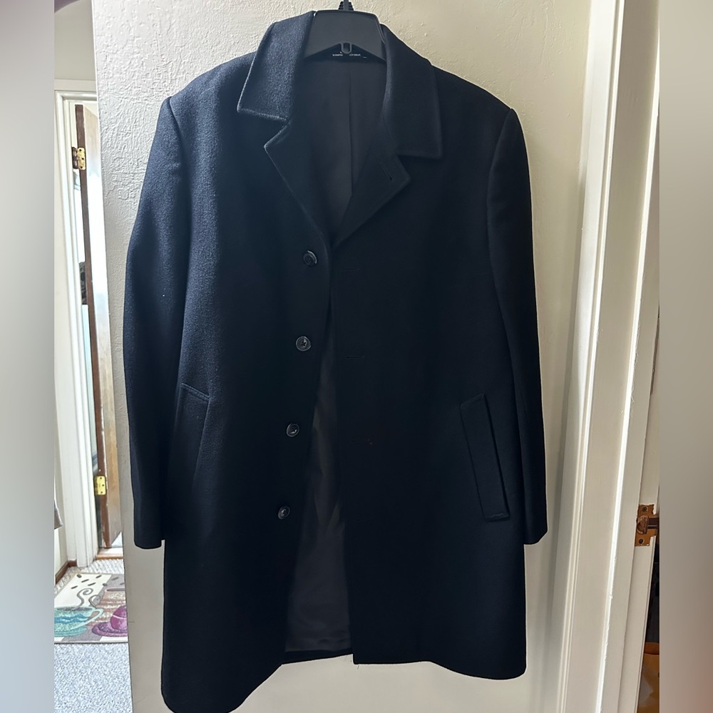 London Fog Wool-Blend Overcoat